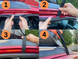 600L 21 Cubic Car Roof Bag, Luggage Carrier with Anti-Slip Mat, Waterproof Roof Box RUBILSTON