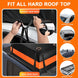 595L 21 Cubic Car Roof Bag, Luggage Carrier with Anti-Slip Mat, Waterproof Roof Box RUBILSTON