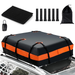 595L 700D PVC Large Capacity Car Roof Bag Luggage Carrier Bag, Rooftop Car Cargo Carrier Bag Rubilston