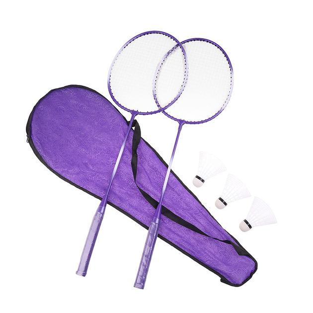 Professional Badminton Rackets and Carrying Bag Set, Double Badminton Racket Set RUBILSTON