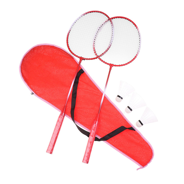 Professional Badminton Rackets and Carrying Bag Set, Double Badminton Racket Set RUBILSTON