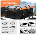 560L Waterproof Cargo Bag Car Roof Bag Large Travel Camping Luggage Storage Bag Rubilston