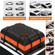 595L 21 Cubic Car Roof Bag, Luggage Carrier with Anti-Slip Mat, Waterproof Roof Box RUBILSTON