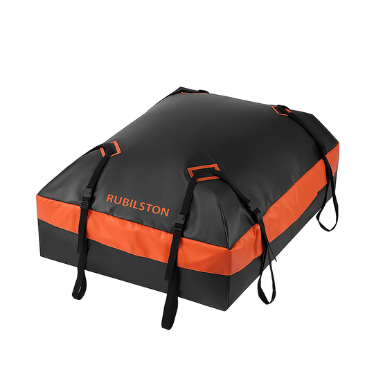595L 21 Cubic Car Roof Bag, Luggage Carrier with Anti-Slip Mat, Waterproof Roof Box RUBILSTON