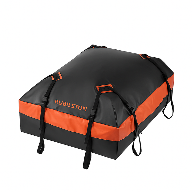 595L 21 Cubic Car Roof Bag, Luggage Carrier with Anti-Slip Mat, Waterproof Roof Box RUBILSTON