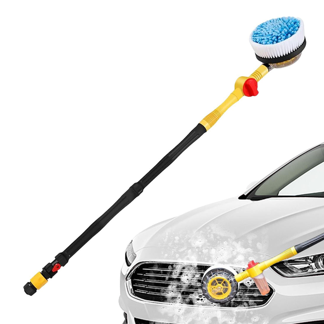 360° Rotating Car Wash Brush Kit, Car Wash Mop RUBILSTON