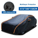 100% Waterproof 6 Layer Car Covers Cotton UV Protection RUBILSTON