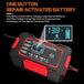 Car Battery Charger ,12V 6A Fast Charger Automatic RUBILSTON