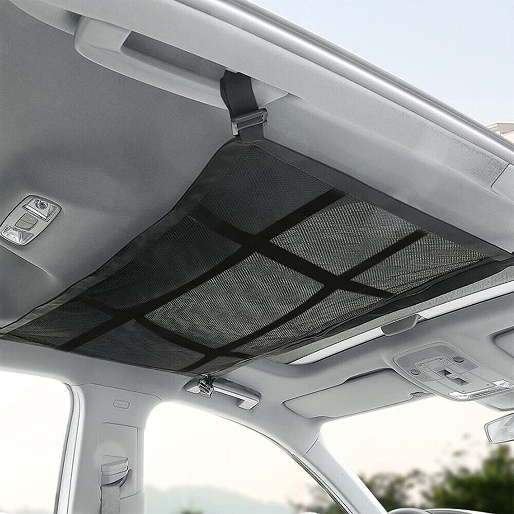 Portable Roof Cargo Net Car Ceiling Storage Bag Mesh Organizer RUBILSTON