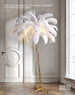 8 Colour Options Feather Floor Lamp RUBILSTON