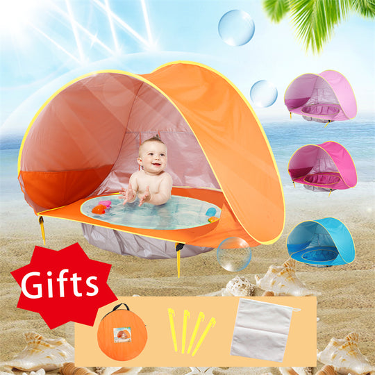 Baby Beach Tent Portable Shade Pool UV Protection, Children Tent, Pop Up RUBILSTON