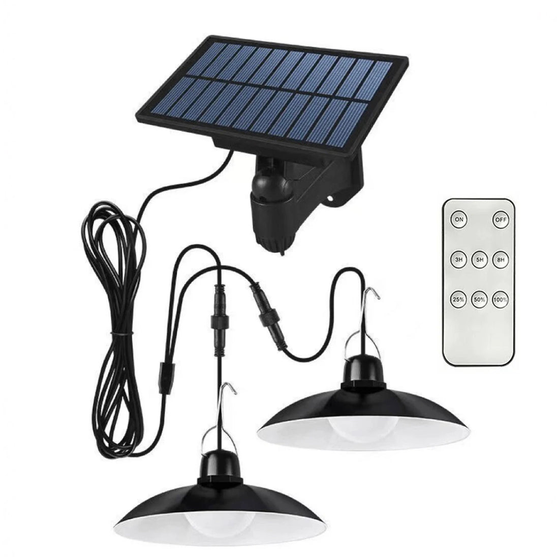 Solar Lights For Camping, Garden, Outdoor, Remote Control RUBILSTON