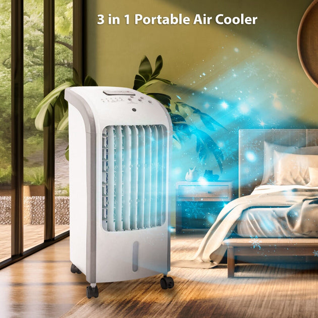 3 in 1 - 4L Portable Air Cooler Humidifier RUBILSTON