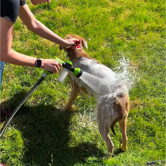 High-Pressure Washer Dog Shower Spray Gun - Adjustable 3-Mode Gun RUBILSTON