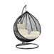 Hanging Egg Chair, Swing Chair, Indoor, Outdoor Egg Chair, With Cushion RUBILSTON