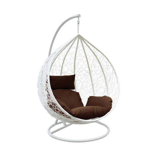 Hanging Egg Chair, Swing Chair, Indoor, Outdoor Egg Chair, With Cushion RUBILSTON