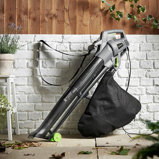 3000W Leaf Blower Vacuum 3-in-1 - Blows, Vacuums and Mulches Leaves - 35L Bag RUBILSTON