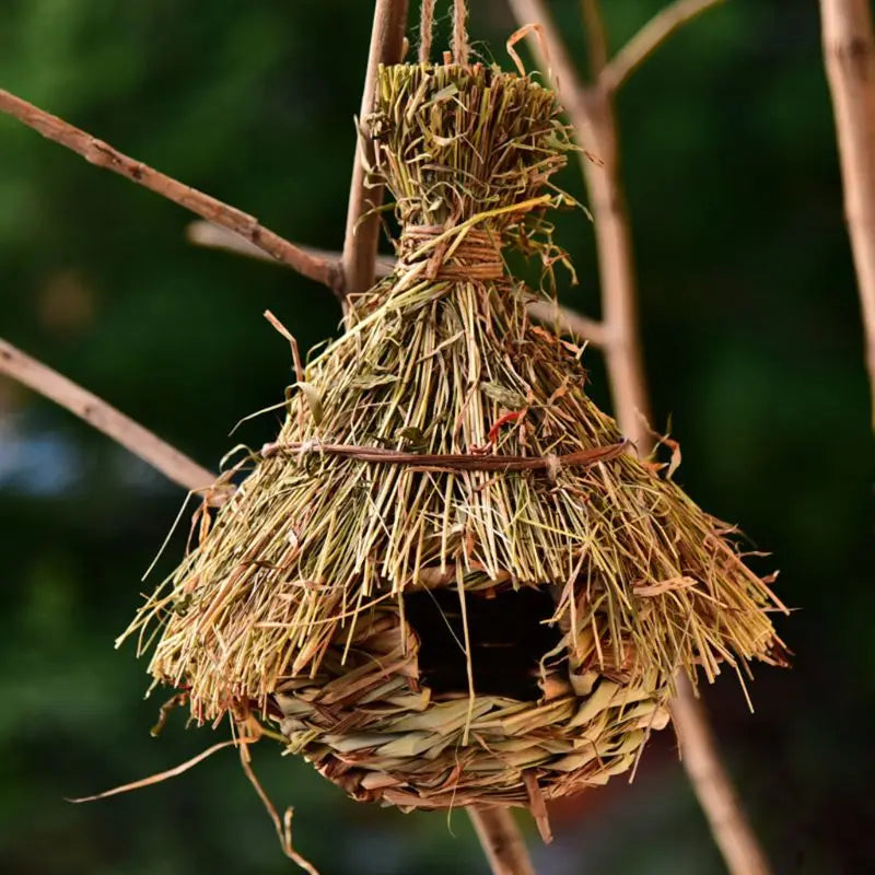 Outdoor Decorative Weaved Hanging Parrot Nest Houses anmatotostore