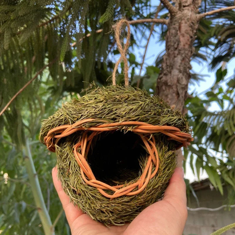 Outdoor Decorative Weaved Hanging Parrot Nest Houses anmatotostore