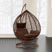 Hanging Egg Chair, Swing Chair, Indoor, Outdoor Egg Chair, With Cushion RUBILSTON