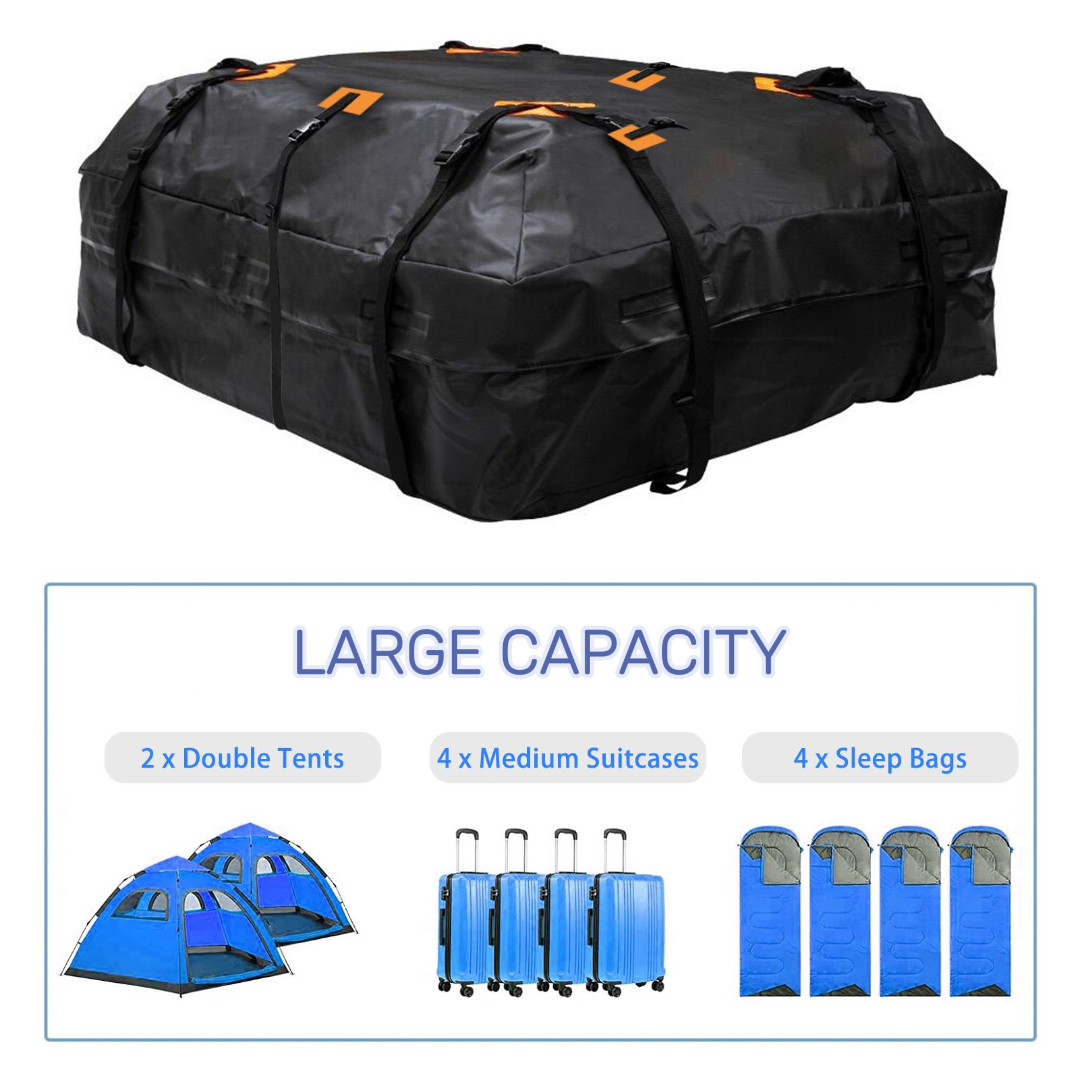 600L Large Capacity, Car Roof Rack Luggage Storage Bag RUBILSTON