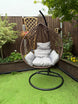 RUBILSTON Rattan Egg Chair, Hanging Swing Chair RUBILSTON