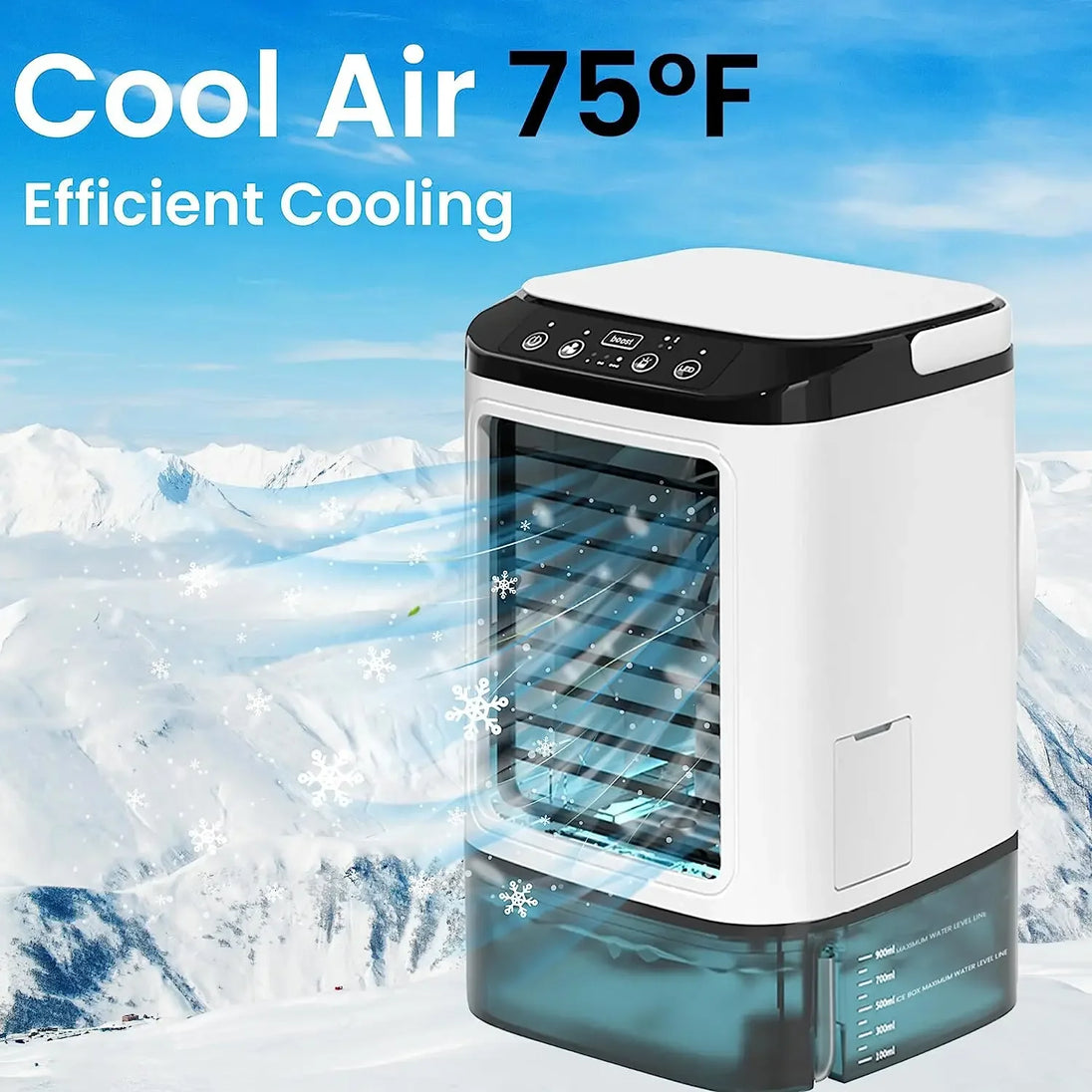 Portable Air Conditioner Fan | Dual Spray Ultrasonic Atomization Zazen Store