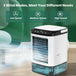 Portable Air Conditioner Fan | Dual Spray Ultrasonic Atomization Zazen Store