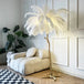 8 Colour Options Feather Floor Lamp RUBILSTON