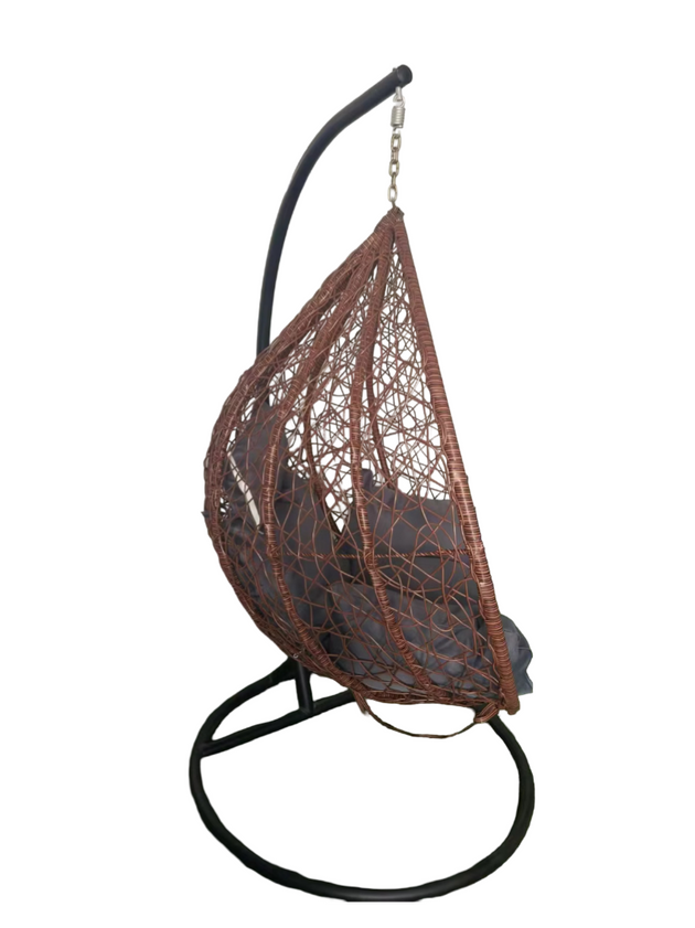 RUBILSTON Luxury  Indoor & Outdoor Egg Chair Rattan Hanging Swing Chair RUBILSTON