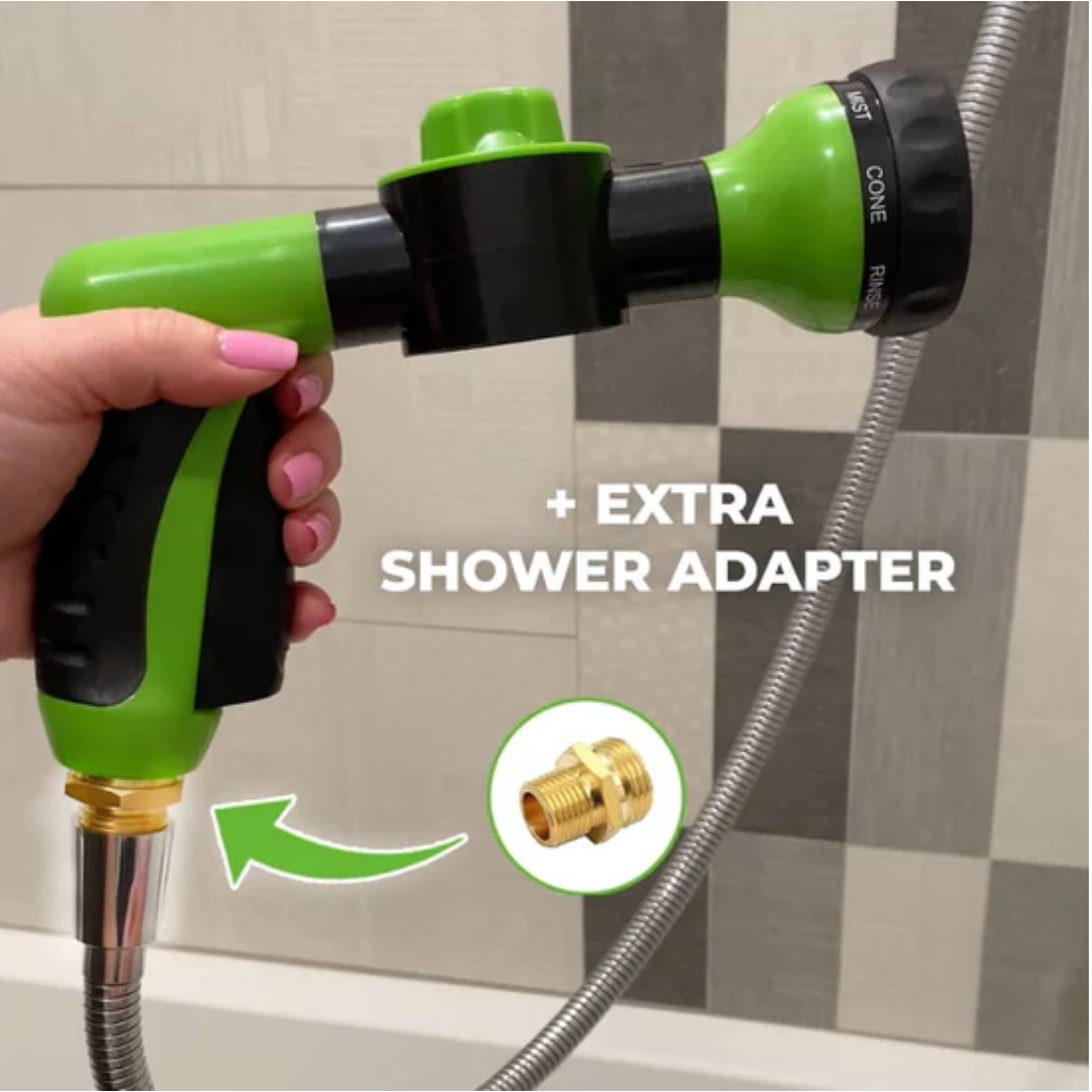 High-Pressure Washer Dog Shower Spray Gun - Adjustable 3-Mode Gun RUBILSTON