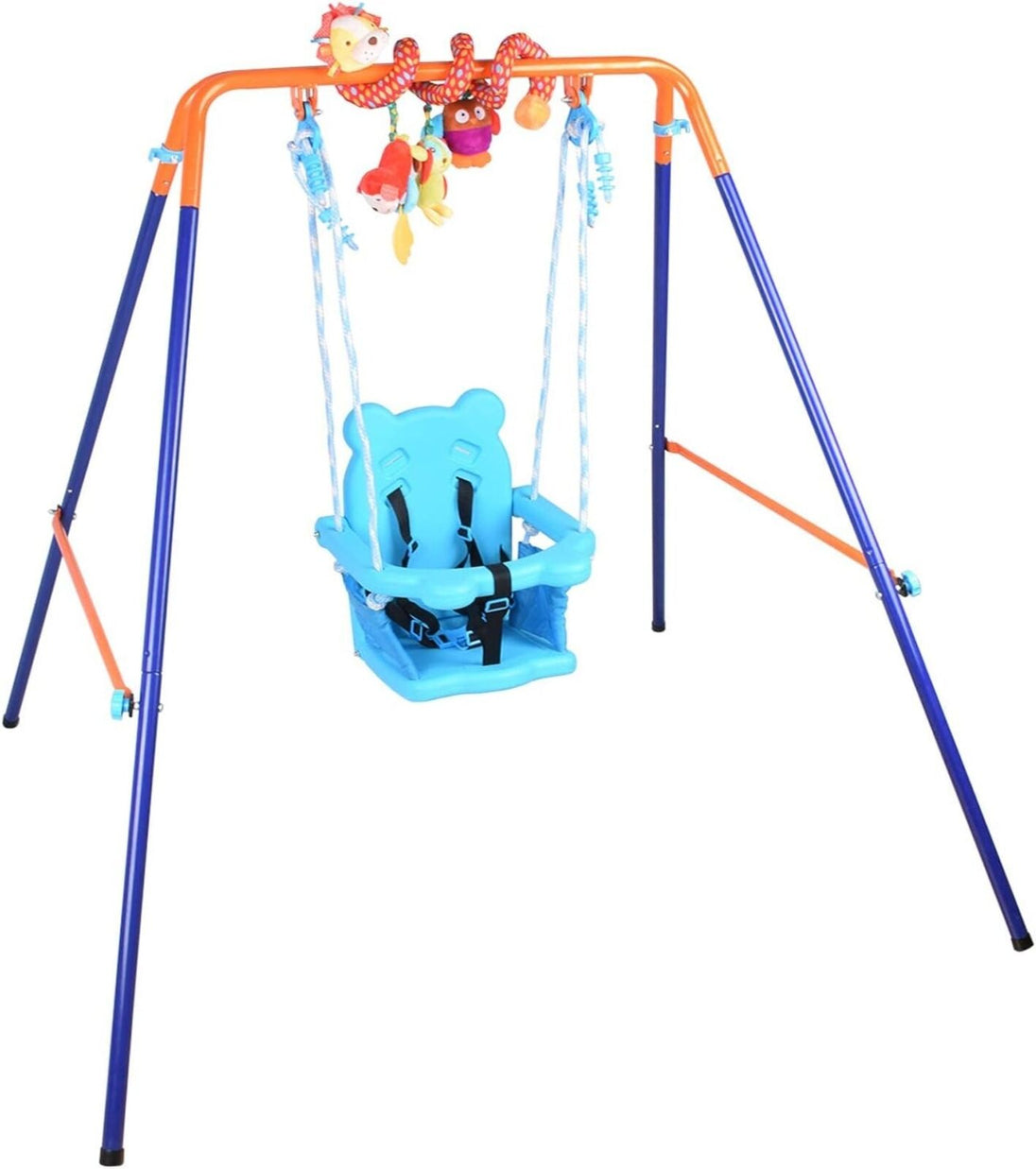 Folding Baby Swing, Toddler Swing Set Outdoor Indoor RUBILSTON