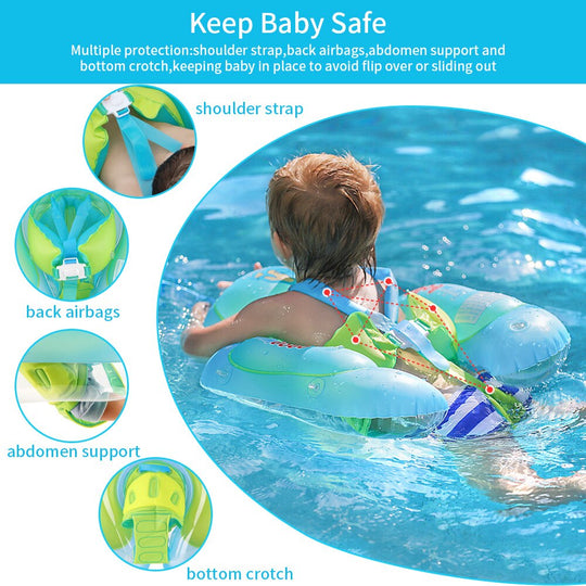 Baby Float with Canopy - Infant Swim Ring RUBILSTON