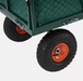 300KG Large Garden Tool Trolley Cart 4 Wheels Barrow Quad Trailer RUBILSTON