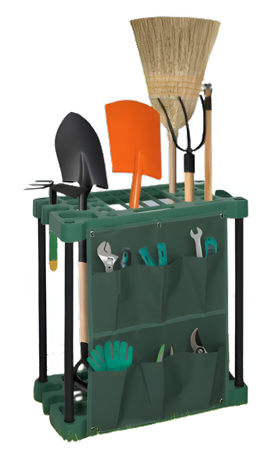 Garden Tool Organizer: Storage Caddy & Equipment Stand for Shed RUBILSTON