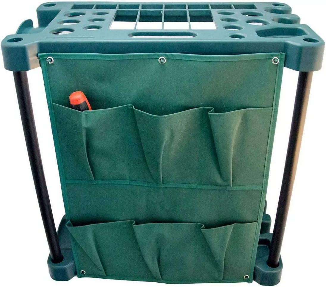 Garden Tool Organizer: Storage Caddy & Equipment Stand for Shed RUBILSTON