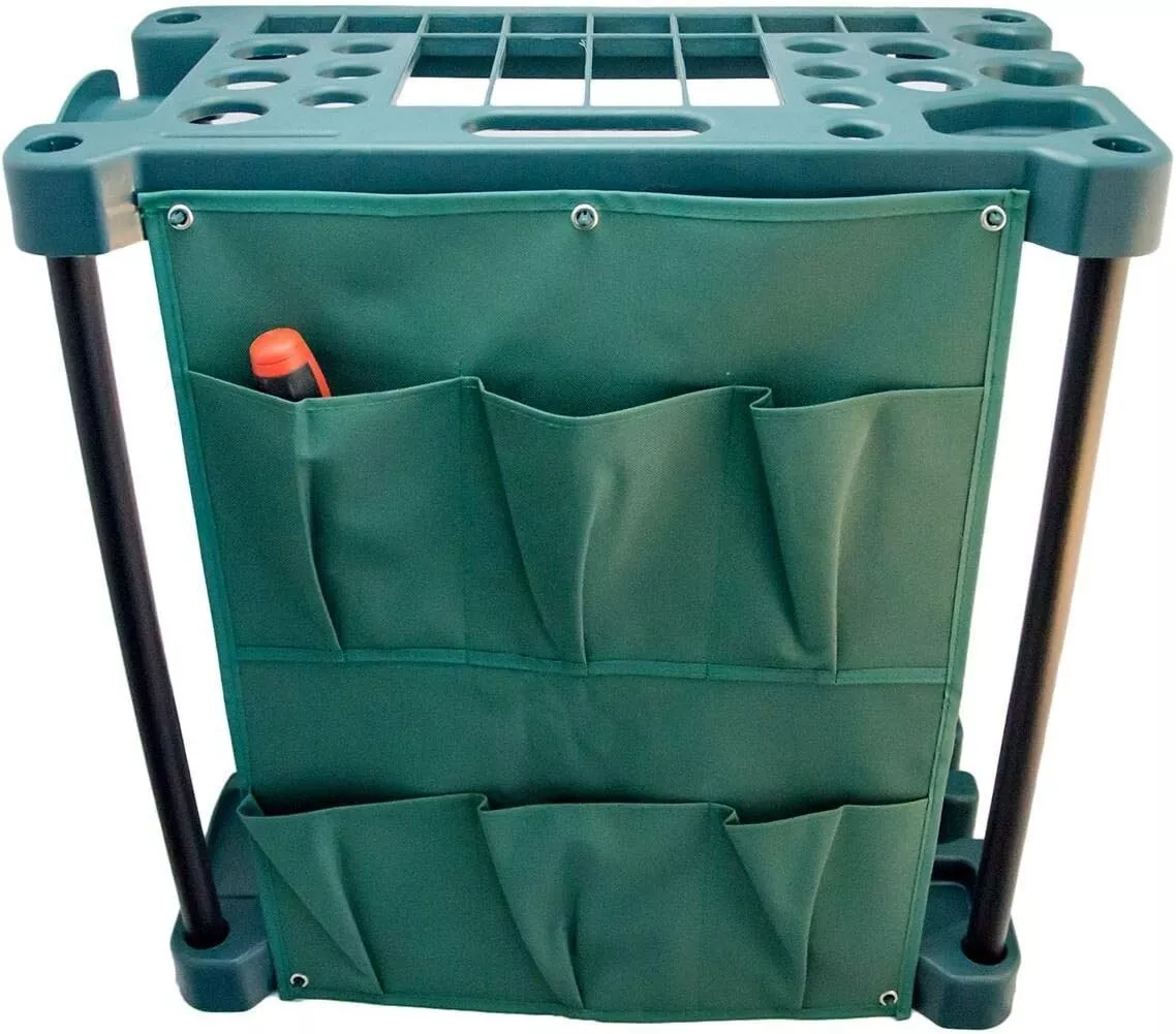 Garden Tool Organizer: Storage Caddy & Equipment Stand for Shed RUBILSTON