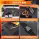 Rubilston Large Capacity Car Roof Bag 566L 840D Waterproof, Foldable Roof Bag RUBILSTON