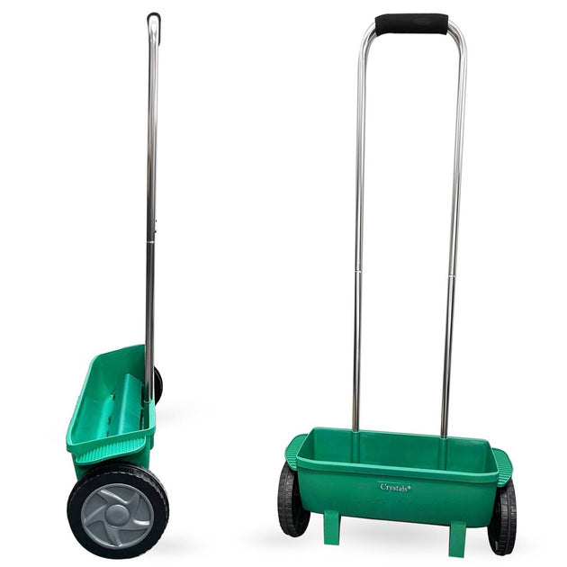 12L Garden Fertiliser Spreader, Grass Seed Spreader RUBILSTON